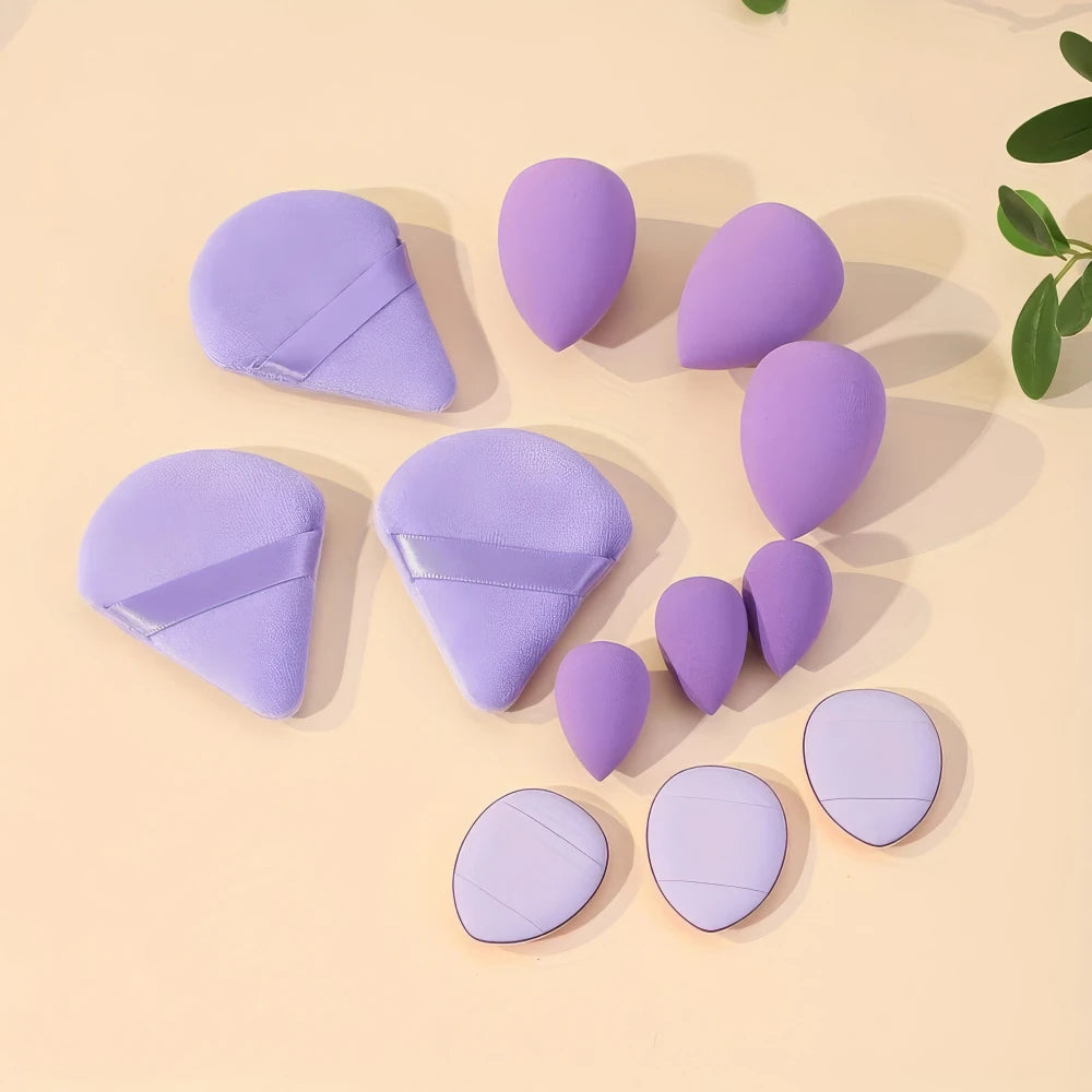 12-Piece Purple Makeup Sponges