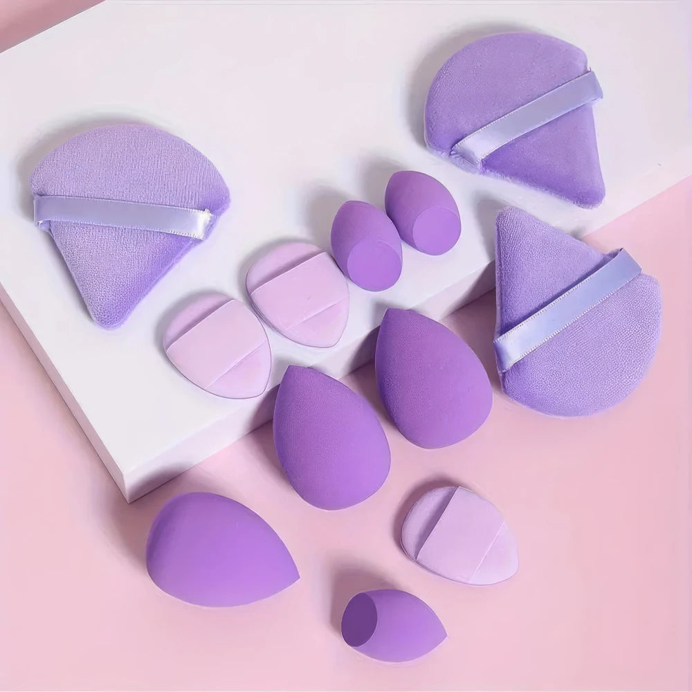 12-Piece Purple Makeup Sponges