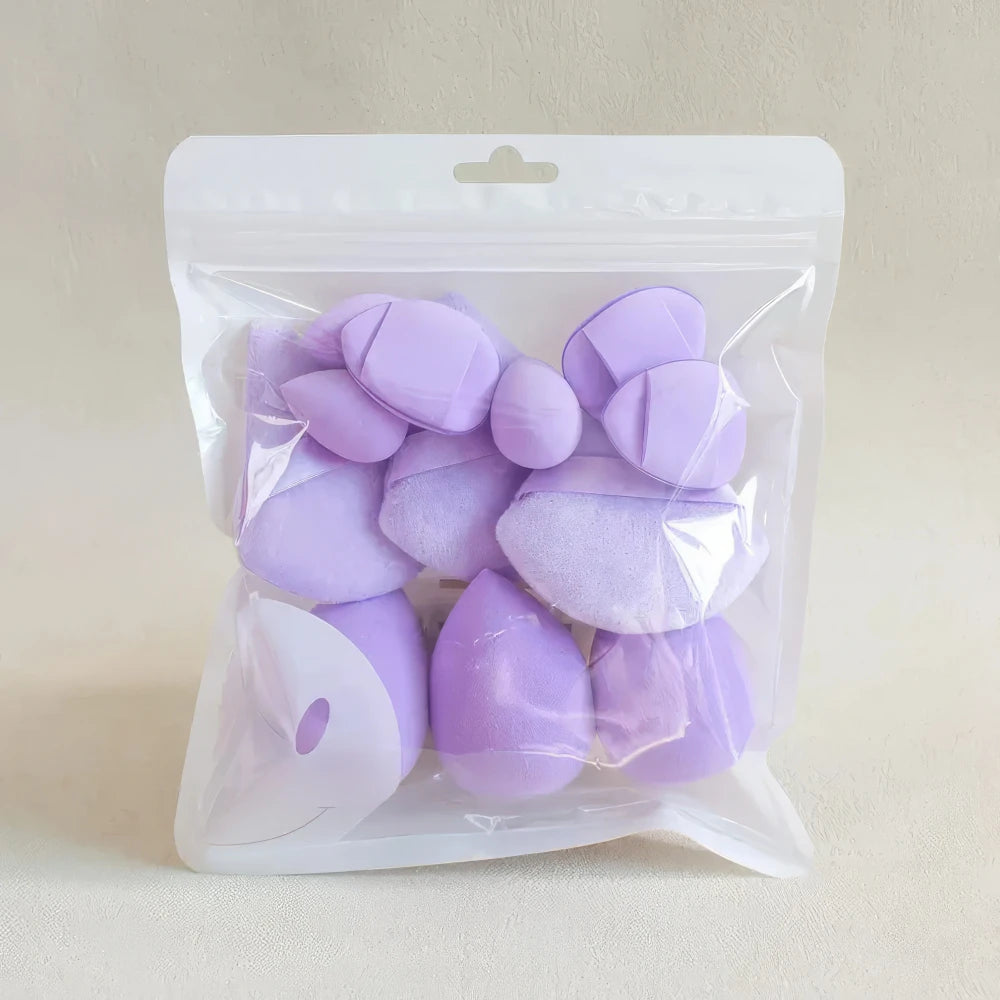 12-Piece Purple Makeup Sponges