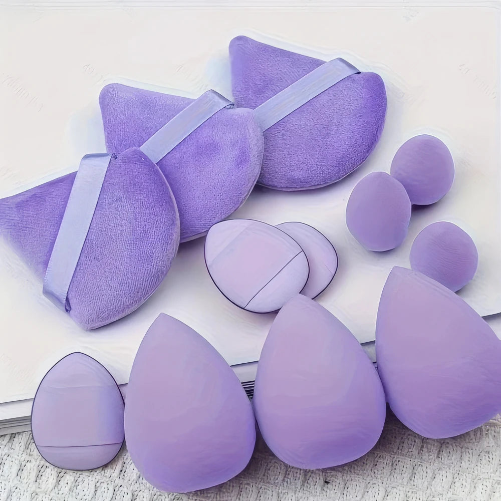 12-Piece Purple Makeup Sponges