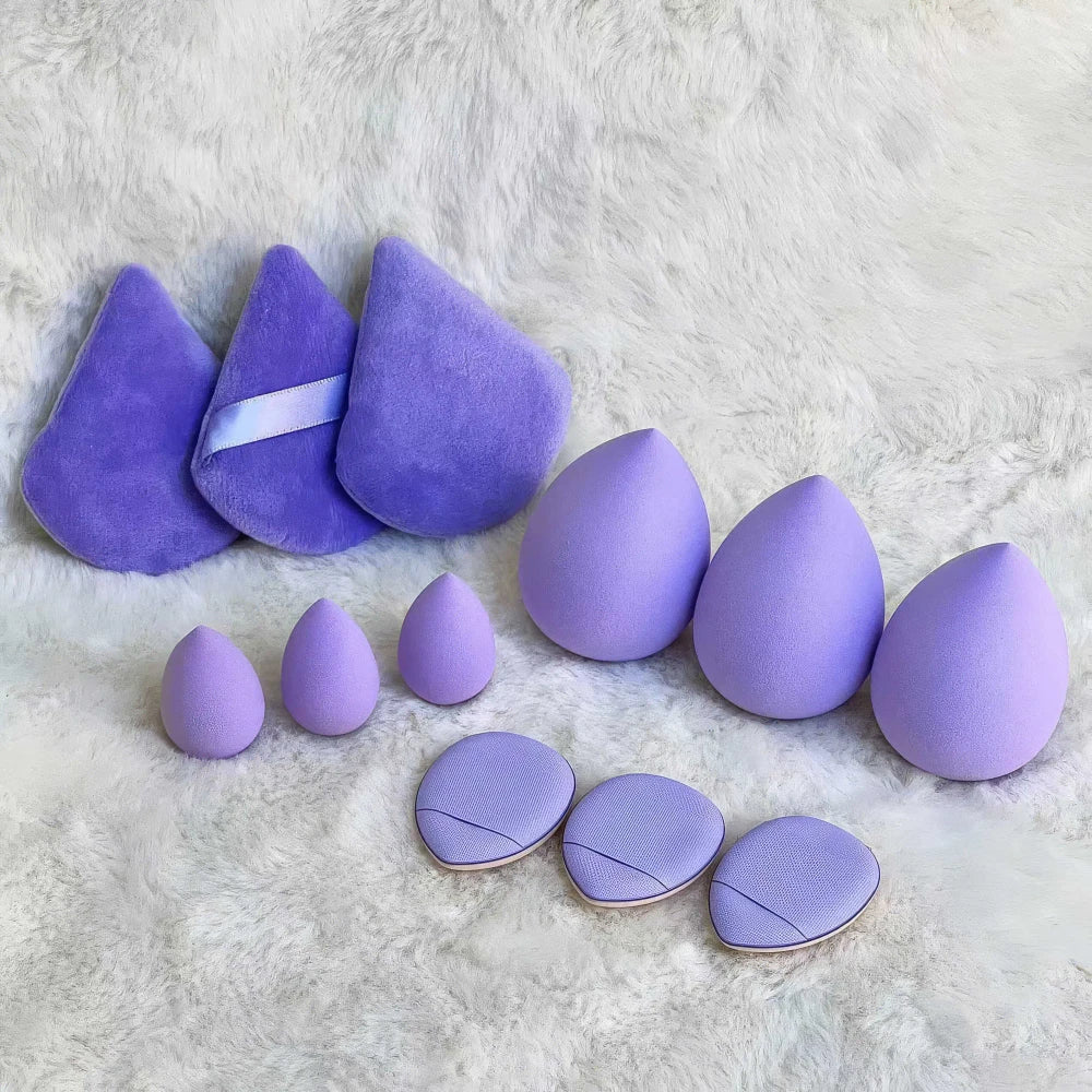 12-Piece Purple Makeup Sponges