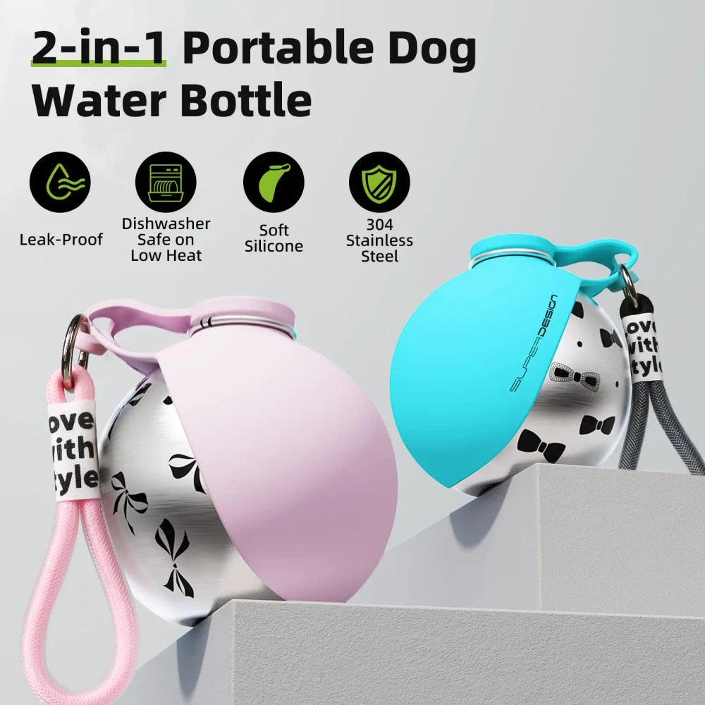 Stainless Steel Dog Water Bottle